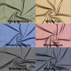 Crepon Gauze Heather Fabric – Rayon Sewing Fabric, Soft Apparel, Crafts