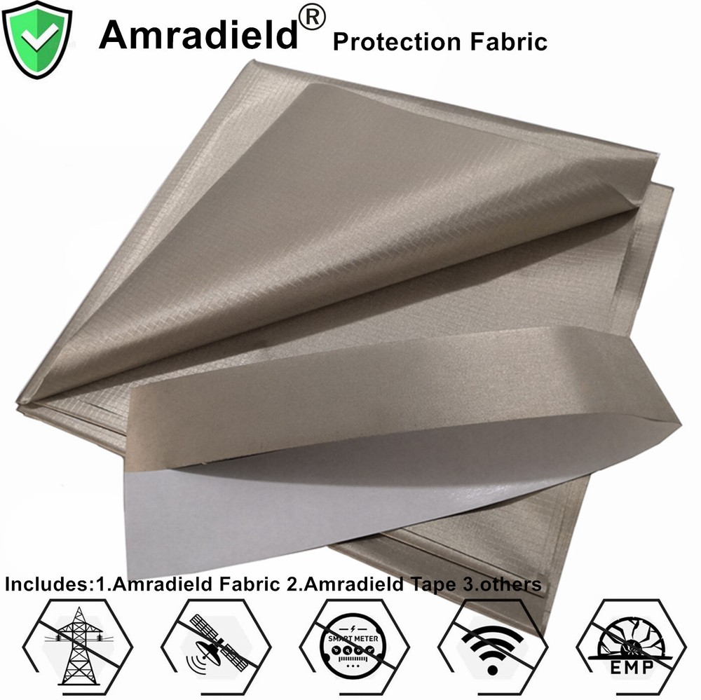 Faraday Protection Fabric EMF Blocking Electrode Magnetic RF EMI Shielding Cloth