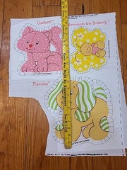 Custard Cat, Marmalade, Pupcake Cut/Sew Strawberry Shortcake Spring Mills 1980