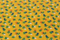 1930s Reproduction Fabric Cotton Quilt YELLOW Hues Tiny Flowers 42×1/2 yd CHOICE