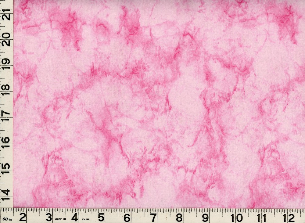 Dark Pink on Pink Marble Blender Quilting & Sewing Fabric by the Yard #2279