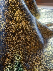 Black / Gold Metallic Damask Jacquard Brocade Fabric (110 in.) Sold By The Yd