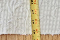 Ivory Brocade Upholstery Furniture Fabric 89″ x 55″ New Medium to Heavy Weight