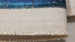 Woven Tapestry Jacquard Fabric Remnant Landscape Design 59×65 Heavy Decor