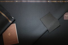 100% CASHMERE COATING FABRIC IN “Black/White Herringbone MADE IN SCOTLAND 3.75 m
