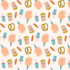 1/2 Yard Fabric – Ticket to Ride | Pearl Snacks by Faye Guanipa for Dear Stella