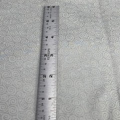 Karen Montgomery Timeless Treasures Metallic Silver First Frost Cotton 2.5 Yard