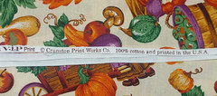 Thanksgiving Fall Autumn Themed Cotton Fabric Lot Cranston Robert Kaufman