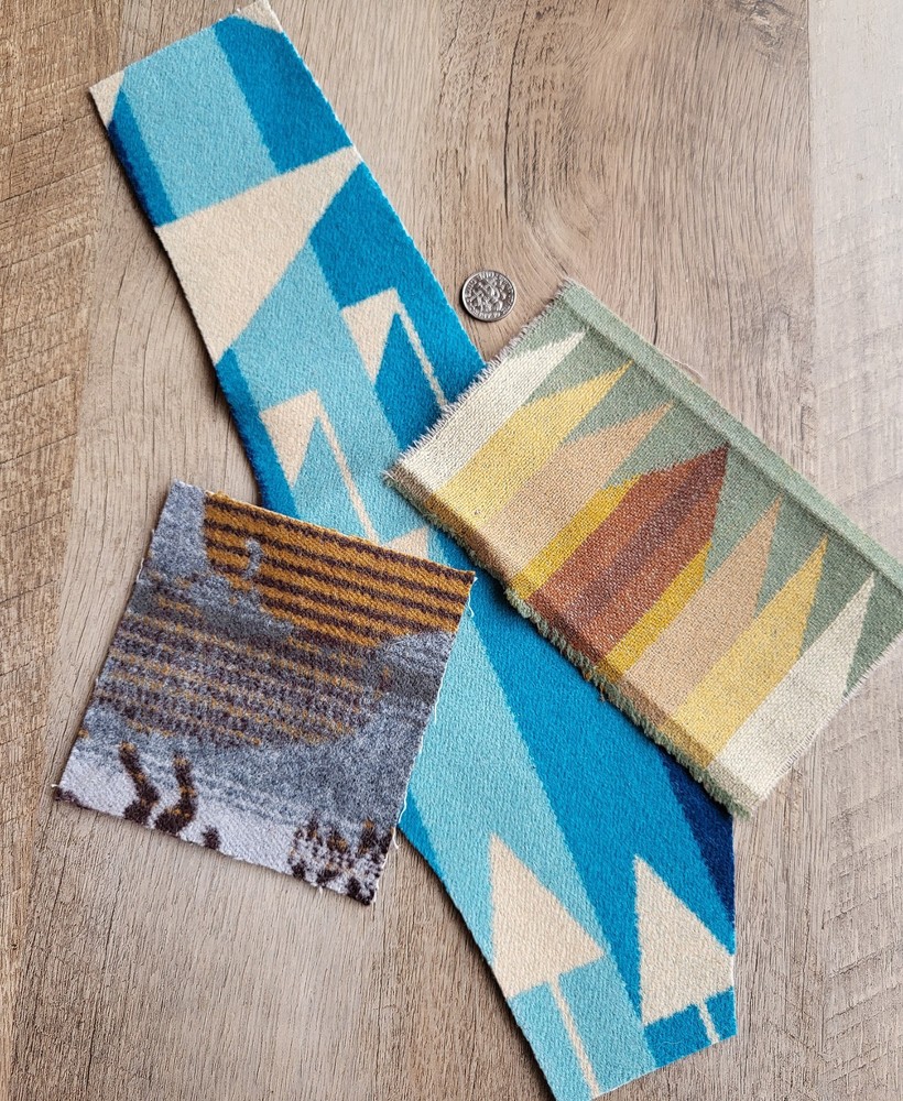 PENDLETON WOOL Fabric Remnants (3), Pendleton Fabric Pieces, Pendleton Scraps