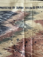 Stanley King Studio 80s Abstract Scribble Squiggle Fabric Remnant DuPont Teflon