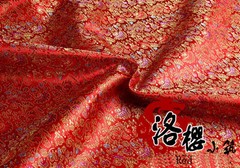 Ancient Costume Silk Satin Sewing Fabric Chinese Dress Baby Clothes Kimono Cos