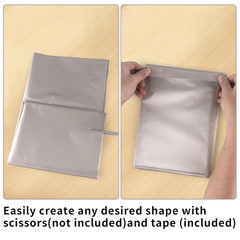 Faraday Fabric，(43″ W × 108″ L Fabric + 300″ L Tape)，Faraday Fabric EMP Proof Mi