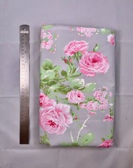 Free Spirit Charlotte Tanya Whelan Fabric 4 Yards Gray Pink Roses Floral Cotton