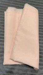 Vintage Pastel Peach Fabric 44” X 99” 2.75 Yards Polyester ? Satin Costume Silky