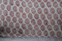 NO TARRIF CHARGES 100%✅ZK_135 Hand Block Floral Print 100%Cotton 5 Yard Fabric