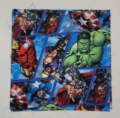 Lot of 15 Avengers Marvel Quilt Blocks 8.5″ Cotton Fabric Squares 5 Designs