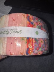 Tinyspool & Co. Jelly Roll Fabric Strips for Quilting, Waterlily Pond