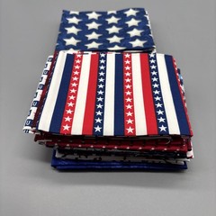 American Flag Patriotic Quilting Fabric Fourth Of July July
