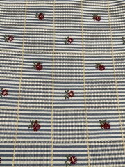 Ditzy Florals Tapestry Pink Blue Fabric Remnants 92” X 56.5”
