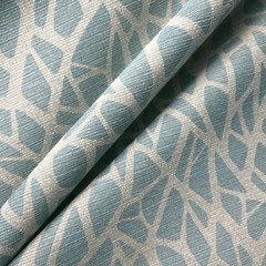 CF Stinson Crypton Upholstery Fabric Spa Blue Sylvan Print 54″ By The Yard