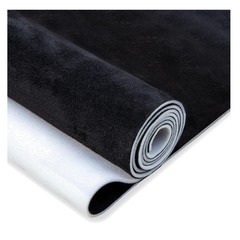 Luxury Faux Suede Auto Headliner Fabric 36″ L x 60″ W – Black With Foam Backing