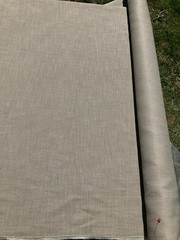 RH / Perennials Textured Linen Upholstery Fabric – Latte – 8.4 yds