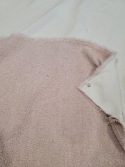 Dedar Nimbus Soft Wool Boucle Fabric in 004/Nude 2.5 Yards New