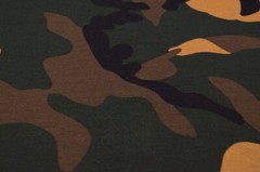 Jersey Fabric 150Cm X 50Cm Camouflage Green Beige Brown