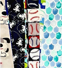 25 Cotton Fabric Squares – Sports Animal Theme | Quilting, Sewing, DIY Crafts