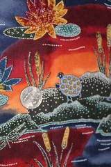POND DUCK REEDS WATER LILY TURTLES BALSON HERCULES GROUP COTTON SEW QUILT FABRIC