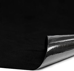 Microfiber Fabric Self-Adhesive Suede Look, Stretch Film – 16in x 55in, Black