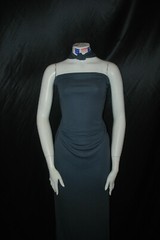 Rib Modal Spandex 2×1 knit ribbed 43″ wide by the yard Slate bluish