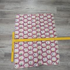 1960s Vtg Table Cloth Fabric Remnant 34″ X 42″ Vtg Kitchen Farmhouse 100% Cotton