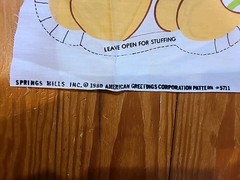 Custard Cat, Marmalade, Pupcake Cut/Sew Strawberry Shortcake Spring Mills 1980