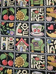 Mary Engelbreit Lot Of 15 Pieces Of Cotton Fabric Mix Prints Over 9 Yrds Total