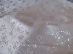 SILVER EMBOSSED JACQUARD BROCADE FABRIC, 120cm wide, GREY EVENING FABRICS, AUST