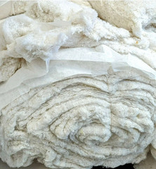 All Natural Raw Green Cotton Stuffing 10 oz. Bag – White Lotus Home