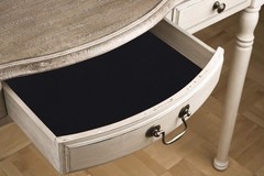 Black Self Adhesive Velvet Fabric Sticky Felt Sheets Drawer Liner 2PC 17.3″x39″
