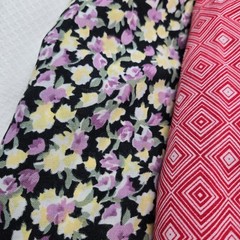 Vintage fabric lot 9 Lbs Remnants Arts Crafts Sewing Yard Goods Sew