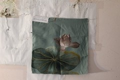 Kravet Couture Lotus Pond Embroidered Lotus and Koi Fish Var Colors and Sizes