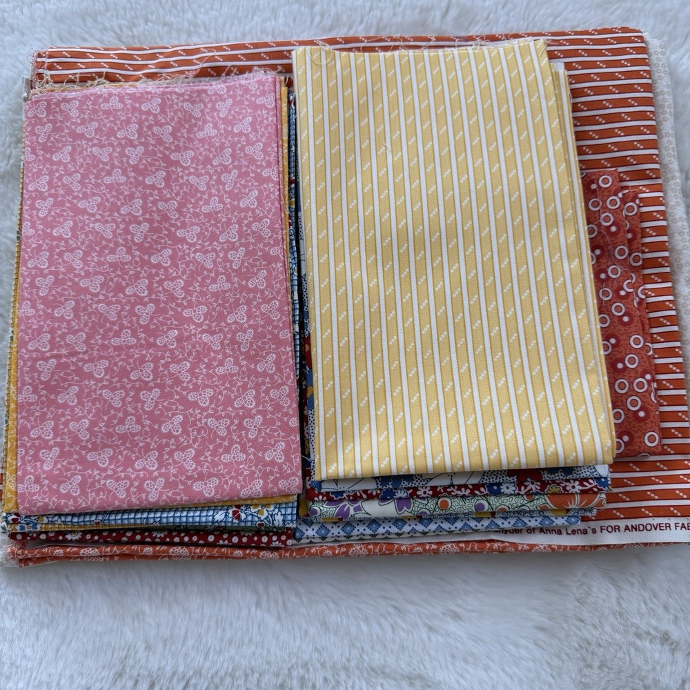 Anna Lena’s Wash Tub Butterflies Andover Fabrics Lot Karen Snyder Cotton Quilt