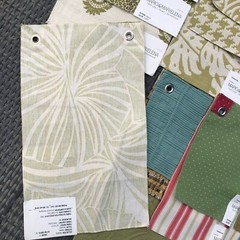 Mario & Marielena Seaside Fabric Samples Swatches Sewing Crafts Green Lot 1 of 3