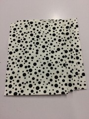 PACK OF 4 or 6 : KUNIN FANCI FELT SHEETS : RANDOM DOTS : 9″X 12″ :