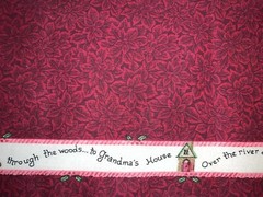 NEW Remnant To Grandma House Christmas Border 1 Yard 12″L By 25″W