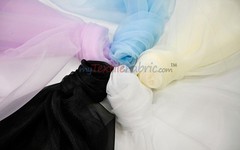 Sheer Japanese Super Organza Fabric Sold by the Continuous Yard | 100% Poly 60″