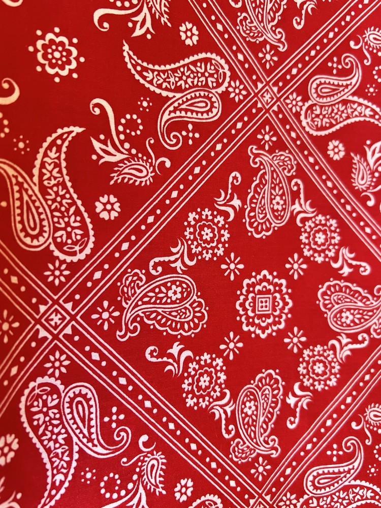 Vintage Marcus Brothers Handkerchief Cotton Cheater Fabric Quilting Sewing