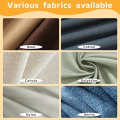 UzecPk Medium Weight Iron On Interfacing Fabric for Sewing: 12″ X 30yd, Black