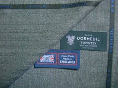 DORMEUIL 95% WOOL + 5% CASHMERE SUITING FABRIC “cashmere TOWNTX” – 3.4 m