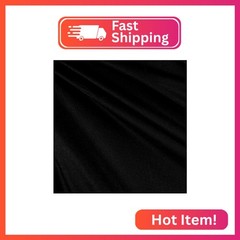 Rayon Linen Blend Black, Fabric by the Yard