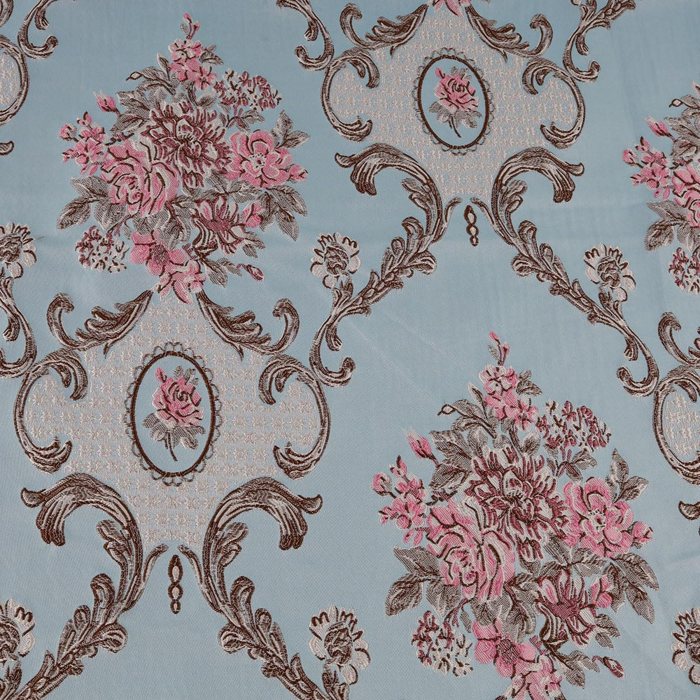 Classic Brocade Upholstery Fabric Damask, for Sofa Chair Reupholstery, Home Doc